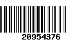 Código de Barras 20954376