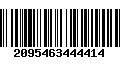 Código de Barras 2095463444414