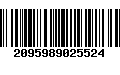 Código de Barras 2095989025524