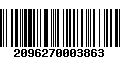 Código de Barras 2096270003863