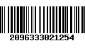 Código de Barras 2096333021254