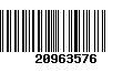 Código de Barras 20963576