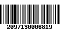 Código de Barras 2097130006819