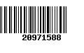 Código de Barras 20971588