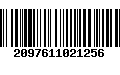 Código de Barras 2097611021256