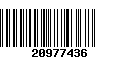 Código de Barras 20977436