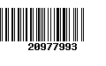 Código de Barras 20977993