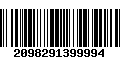 Código de Barras 2098291399994