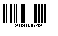 Código de Barras 20983642