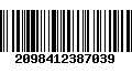 Código de Barras 2098412387039