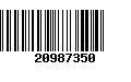 Código de Barras 20987350