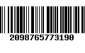 Código de Barras 2098765773190