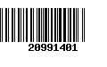 Código de Barras 20991401