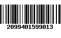 Código de Barras 2099401599013