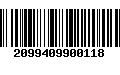 Código de Barras 2099409900118