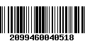 Código de Barras 2099460040518