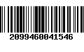 Código de Barras 2099460041546