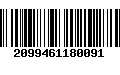 Código de Barras 2099461180091