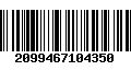 Código de Barras 2099467104350