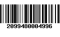 Código de Barras 2099480004996