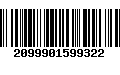 Código de Barras 2099901599322