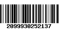 Código de Barras 2099930252137