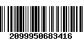 Código de Barras 2099950683416