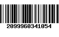 Código de Barras 2099960341054