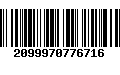 Código de Barras 2099970776716