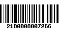 Código de Barras 2100008007266