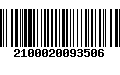 Código de Barras 2100020093506