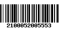 Código de Barras 2100052005553