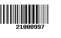 Código de Barras 21000997