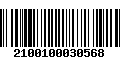 Código de Barras 2100100030568