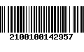 Código de Barras 2100100142957