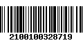 Código de Barras 2100100328719