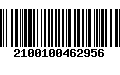 Código de Barras 2100100462956