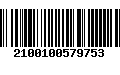 Código de Barras 2100100579753