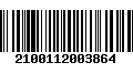 Código de Barras 2100112003864