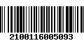 Código de Barras 2100116005093