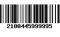 Código de Barras 2100445999995