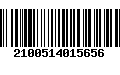 Código de Barras 2100514015656