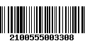 Código de Barras 2100555003308