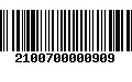 Código de Barras 2100700000909