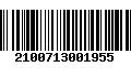 Código de Barras 2100713001955