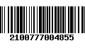 Código de Barras 2100777004855