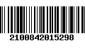 Código de Barras 2100842015298