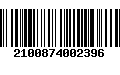 Código de Barras 2100874002396