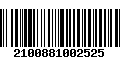 Código de Barras 2100881002525