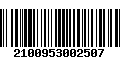 Código de Barras 2100953002507